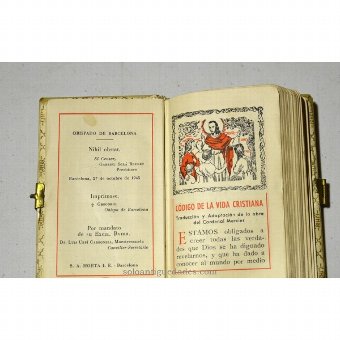Antique Prayer Book "MY ANGEL TUTELAR"