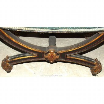Antique Antigua sidesaddle with Baroque d