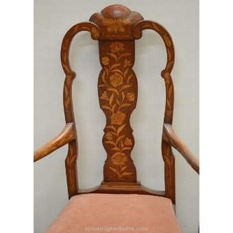 Antique Old chair Queen Anne