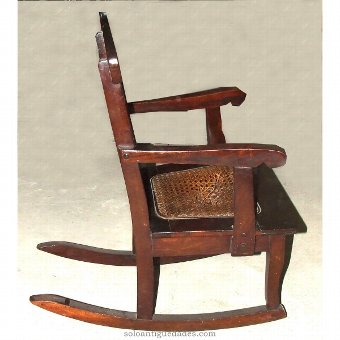 Antique Elegant Regency style rocking chair