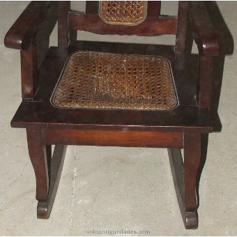 Antique Elegant Regency style rocking chair