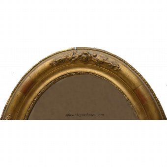 Antique Wall mirror oval