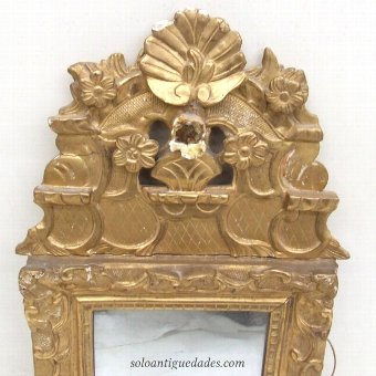 Antique Rectangular Mirror Type cassetta