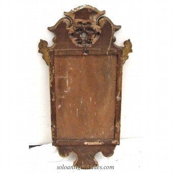 Antique Mirror elongated silhouette neoclassical