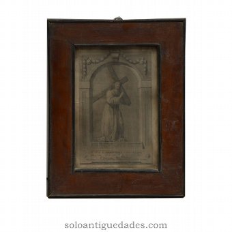 Engraving &quot;VR of the miraculous image of Jesus of Nazareth&quot;