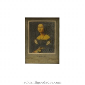 Engraving "Maddalena Doni"