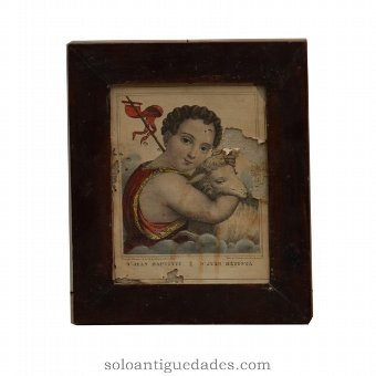 Antique Lithography "San Juan Batista"