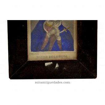 Antique Engraving "Mater Dolorosa"