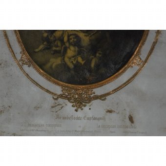 Antique Engraving "The Immaculate Conception"