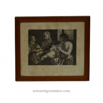 Engraving &quot;The Prodigal Son&quot;