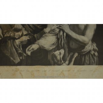 Antique Engraving "The Prodigal Son"