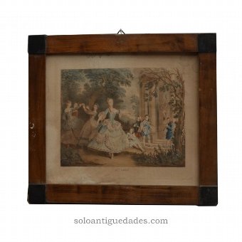 Engraved "Salle Mademoiselle"