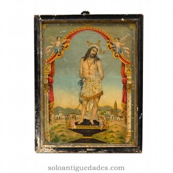 Engraving "Our Lord JESUS CHRIST"