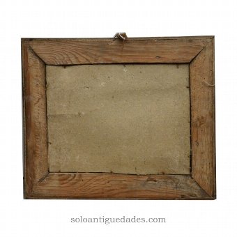 Antique Recorded painted "Santa Filomena whipped"