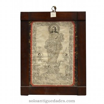 Engraving "Our Lady of Conception"