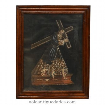 Color etching "Jesus of Nazareth"