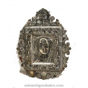 Religious Engraving on pearl