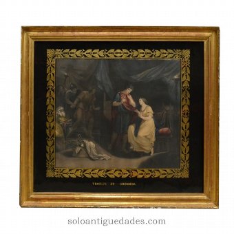 Engraving "Troilus et Cressida"