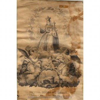 Engraving "Nuestra Se