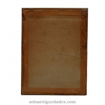 Antique Lithograph from the series "The illustrated elegant fashion"