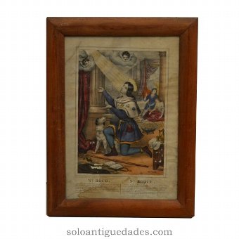 Color etching "San Roque"