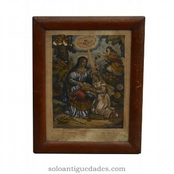 Engraving of "Santa Ana"