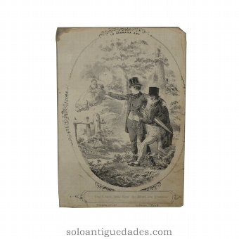Lithograph entitled "Sister Anne"
