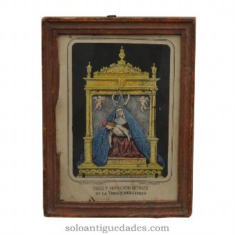 "One true portrait of Virgen del Camino"