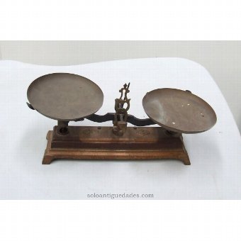 Antique Iron and wood Scale