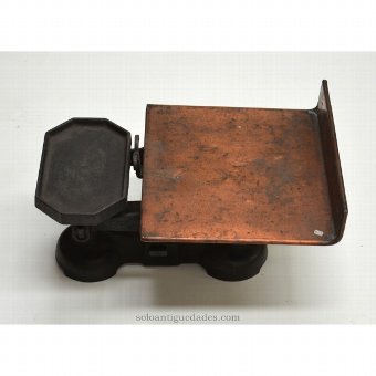 Antique Scale black painted iron