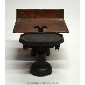 Antique Scale black painted iron