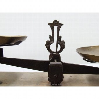 Antique Scale iron and marble