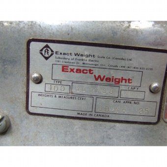 Antique EXACT brand Scale WEIGHT