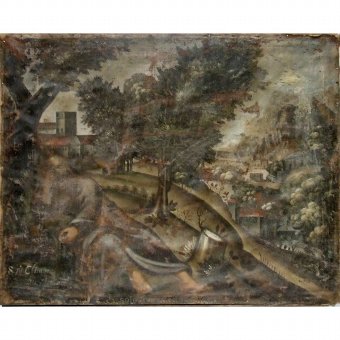 Oil on canvas The Dream of Jacob