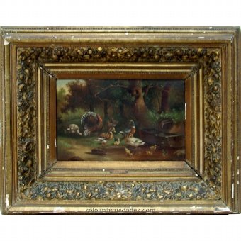Oil on board signed by V.Pernold
