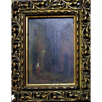 Oil on board dated 1931