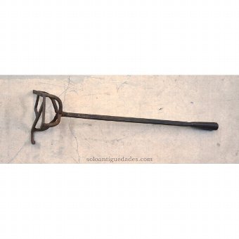 Antique Iron livestock with A-shaped end