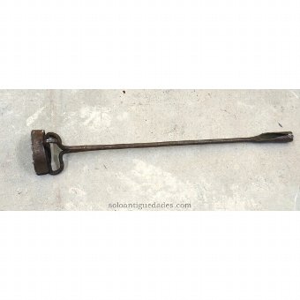 Antique Livestock Iron with CB-shaped end
