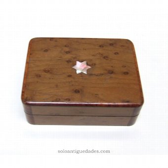 Antique Jewelry Box with satin lining