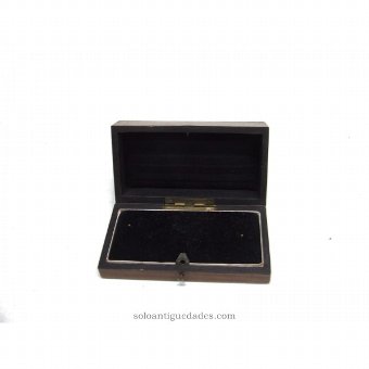 Antique Jewelry case with velvet interior