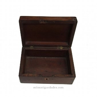 Antique Wooden box with inlaid decoration