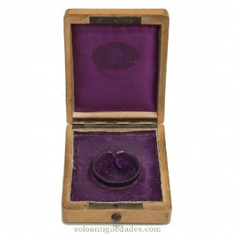 Antique Wooden Jewelry Box