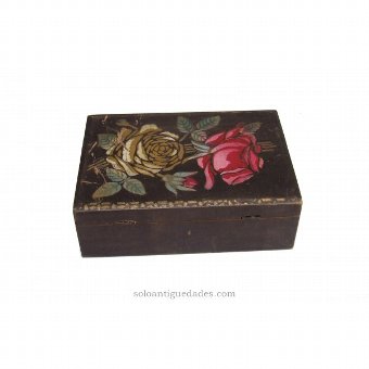 Antique Box polychrome wood collection