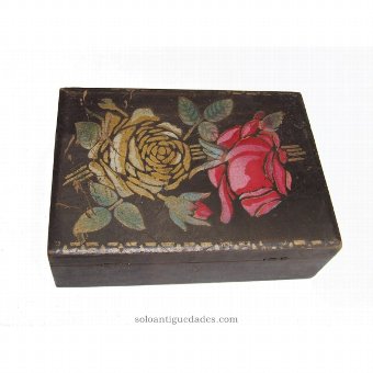 Antique Box polychrome wood collection