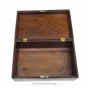 Antique Antigua sleek collection box