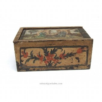 Collection box with scene of the Holy Family