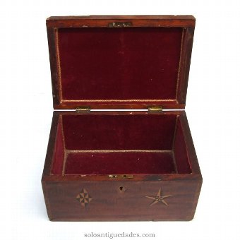 Antique Collection box with inlay gem
