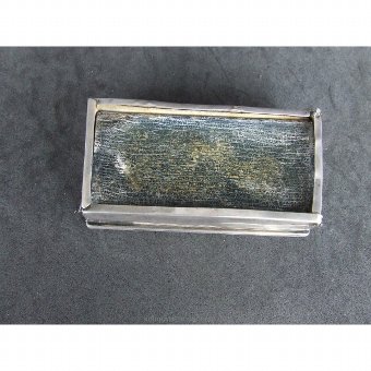 Antique Silver box with embossed motifs