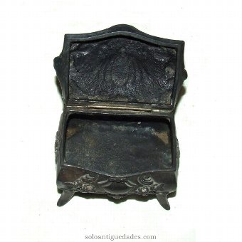 Antique Small chest baroque bronze