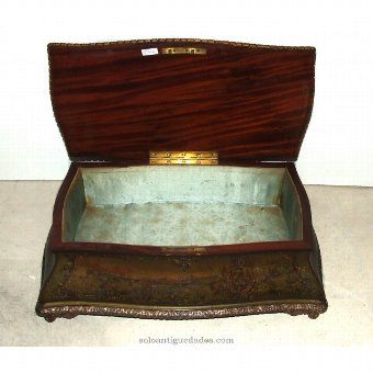 Antique Collection box decorated with landscapes